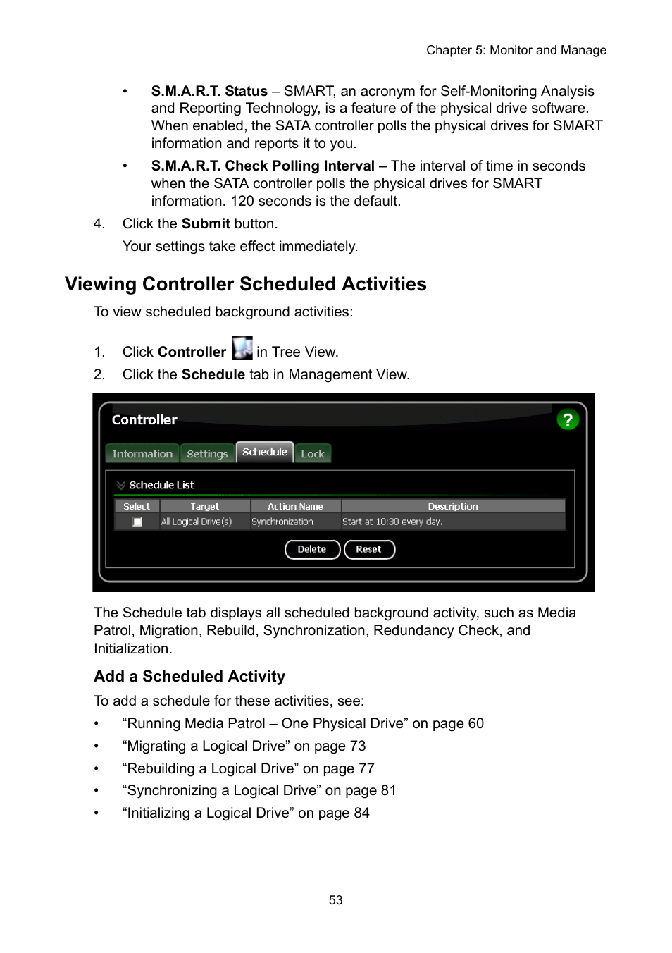 Viewing controller scheduled activities, Add a scheduled activity | Asus M3A78-EMH HDMI User Manual | Page 59 / 120