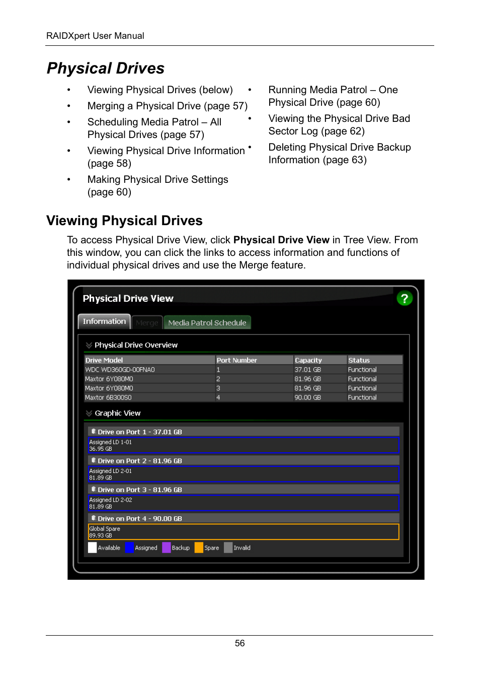 Physical drives, Viewing physical drives | Asus M3A78-EMH HDMI User Manual | Page 62 / 120