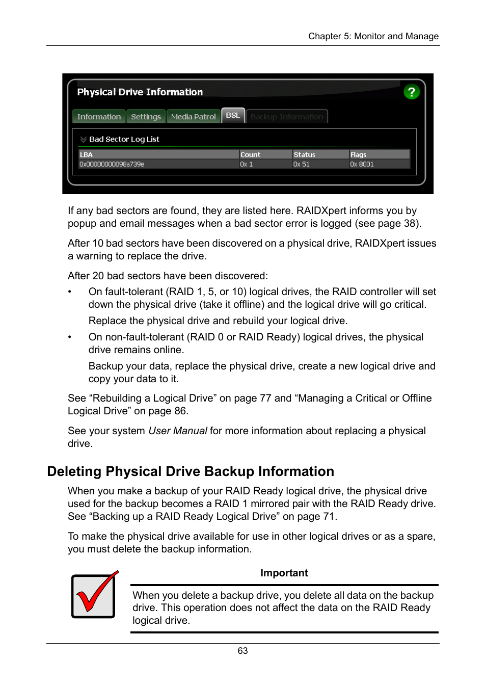 Deleting physical drive backup information | Asus M3A78-EMH HDMI User Manual | Page 69 / 120