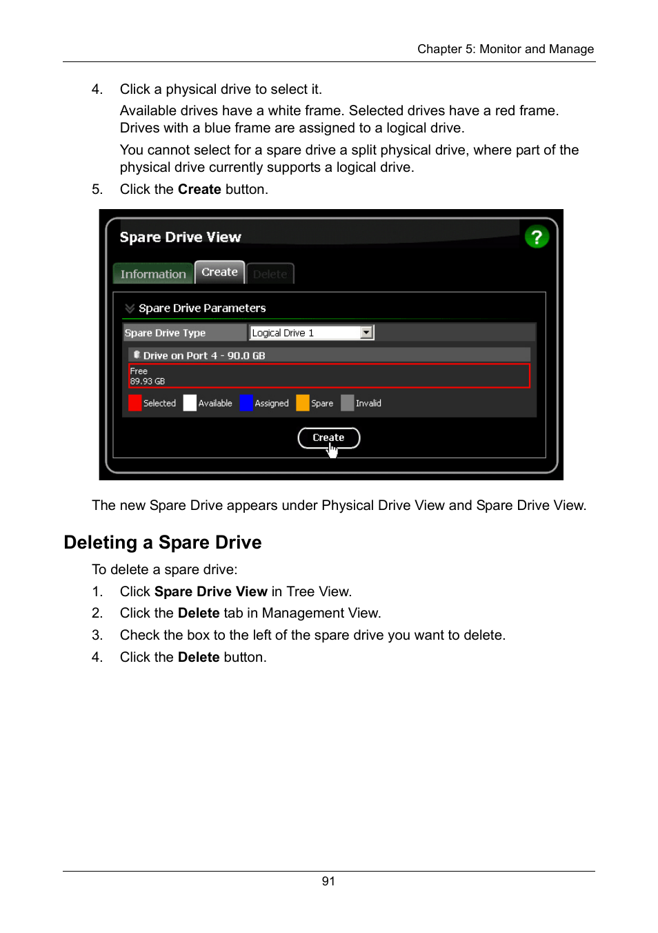 Deleting a spare drive | Asus M3A78-EMH HDMI User Manual | Page 97 / 120