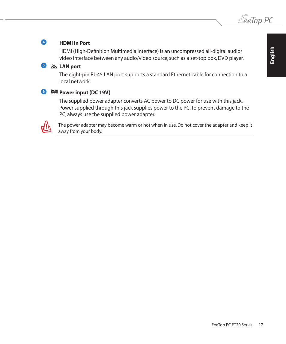 Asus ET2002T User Manual | Page 17 / 32