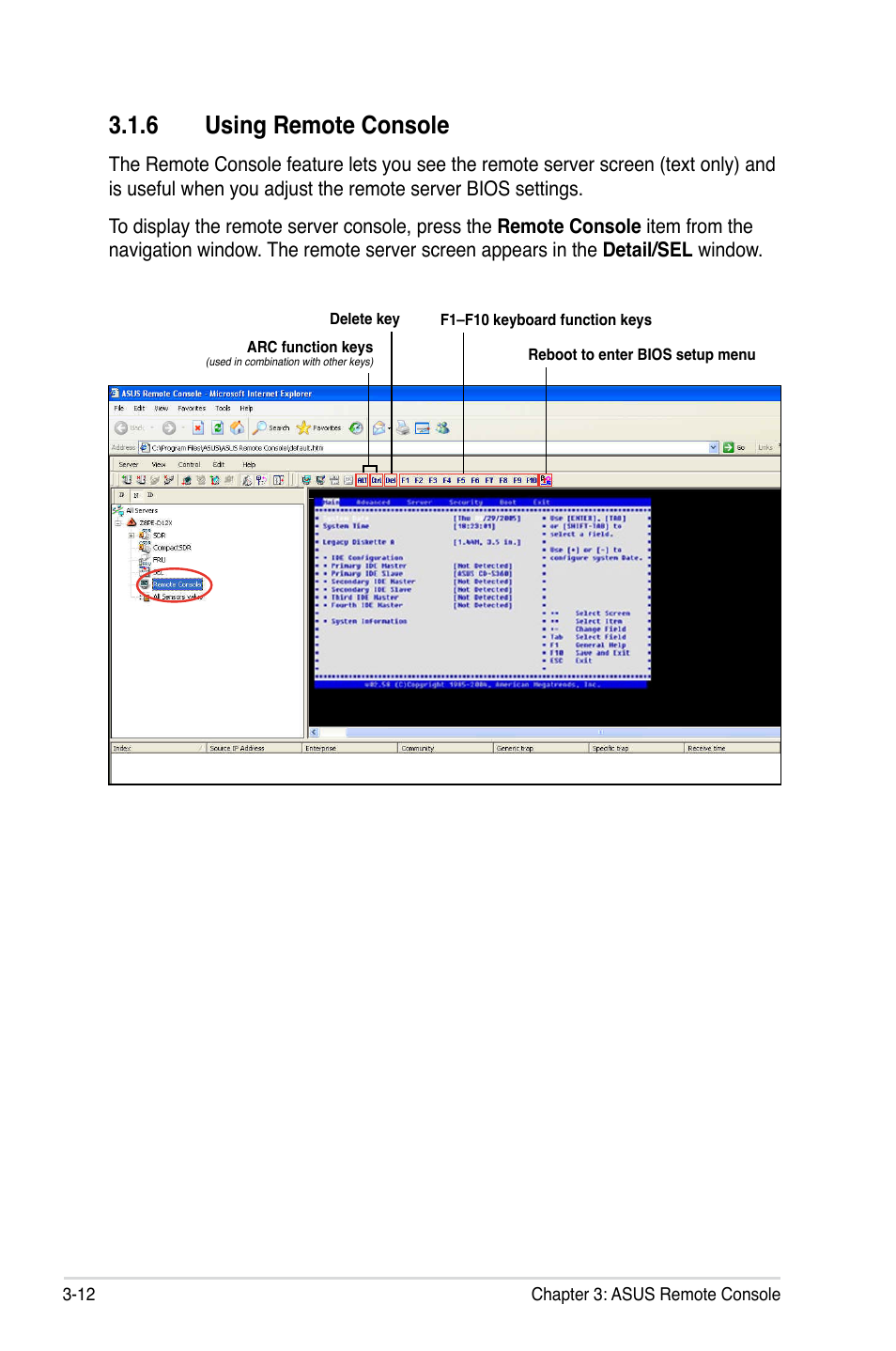 6 using remote console, Using remote console -12 | Asus ASMB4-iKVM User Manual | Page 44 / 76