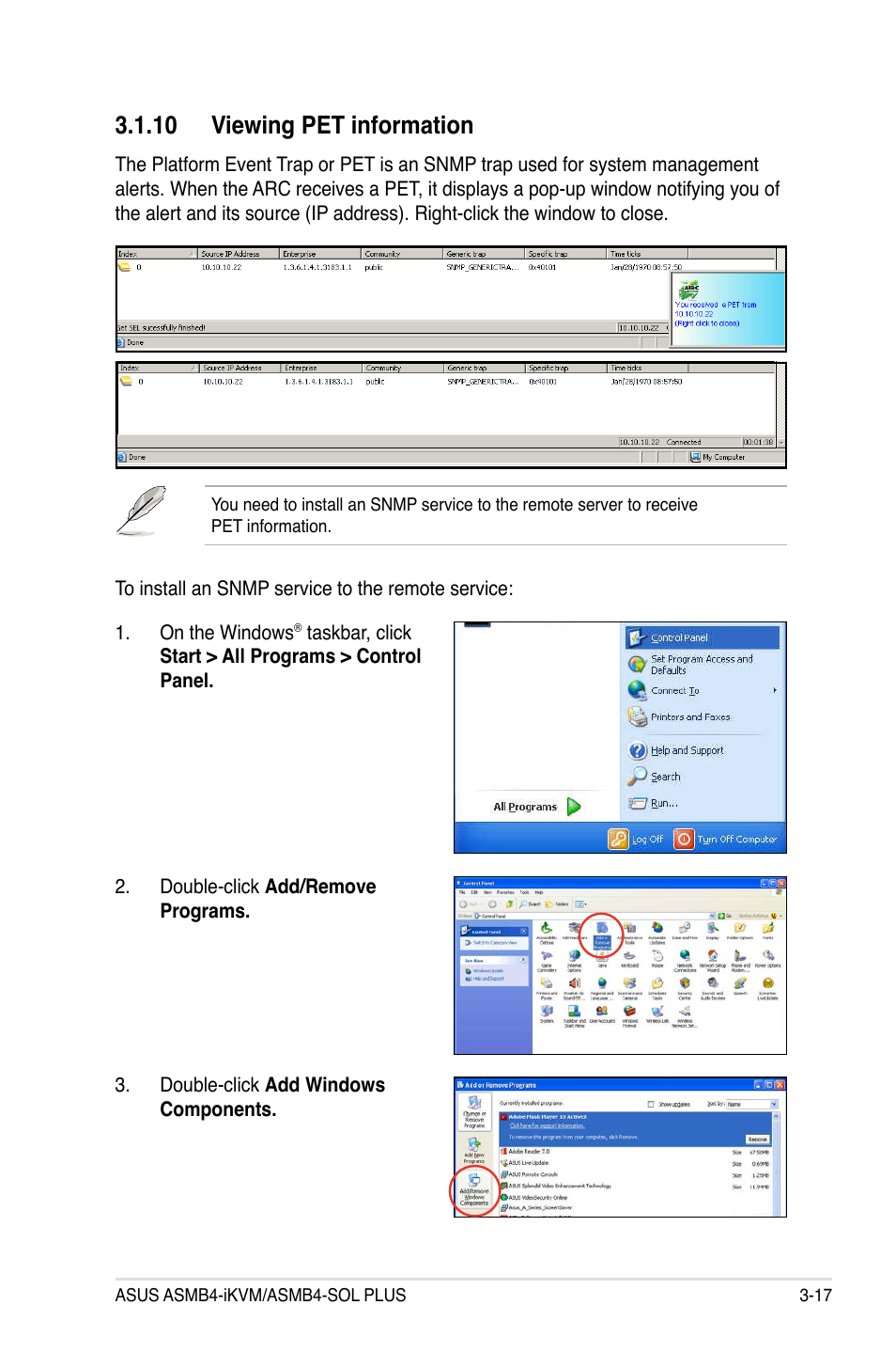 10 viewing pet information, 10 viewing pet information -17 | Asus ASMB4-iKVM User Manual | Page 49 / 76