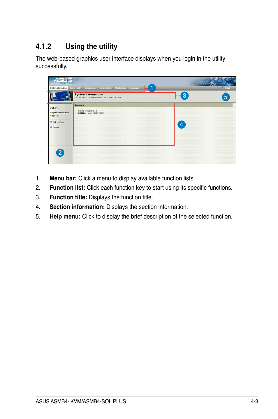 2 using the utility, Using the utility -3 | Asus ASMB4-iKVM User Manual | Page 61 / 76