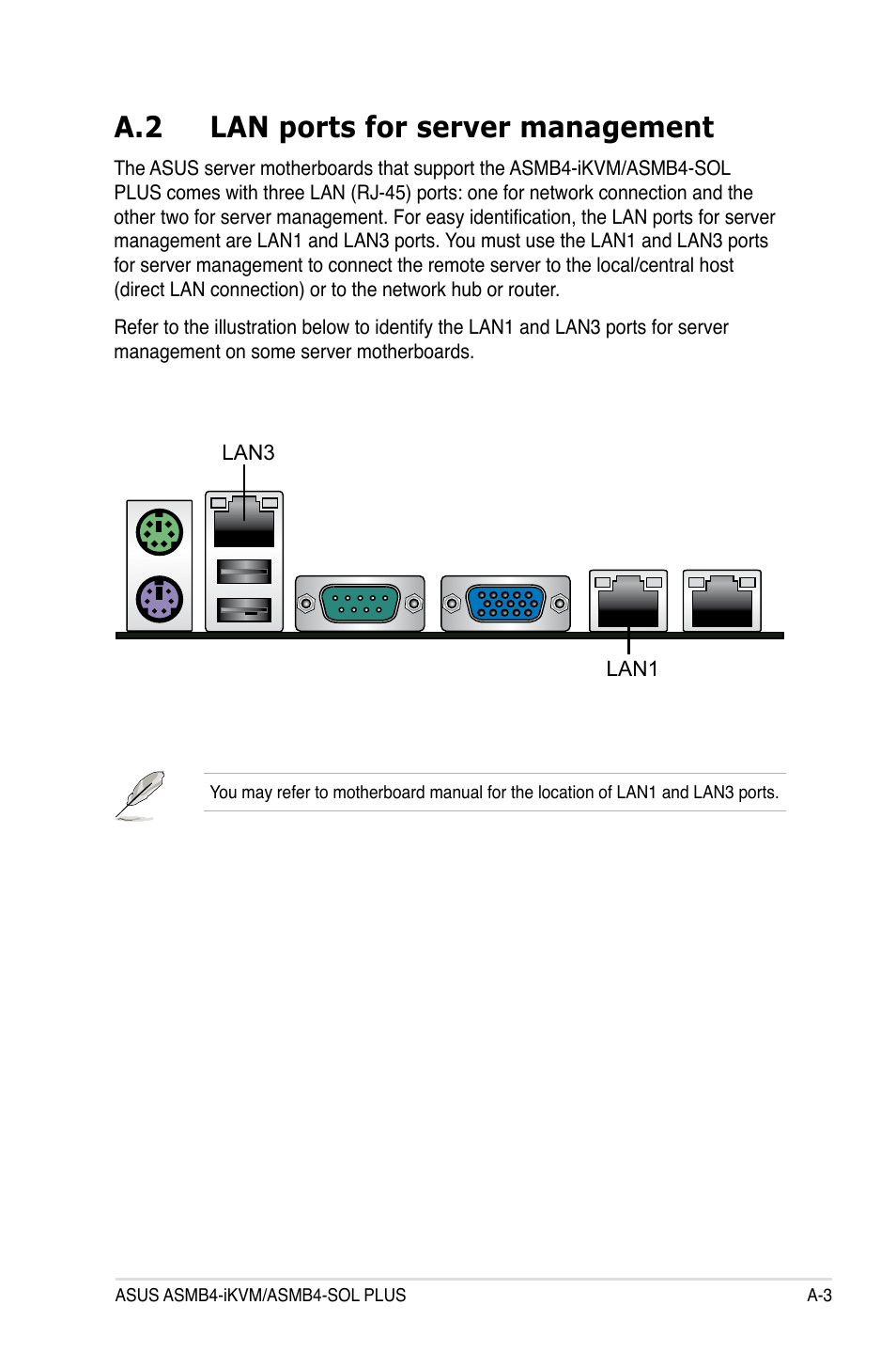 A.2 lan ports for server management | Asus ASMB4-iKVM User Manual | Page 75 / 76