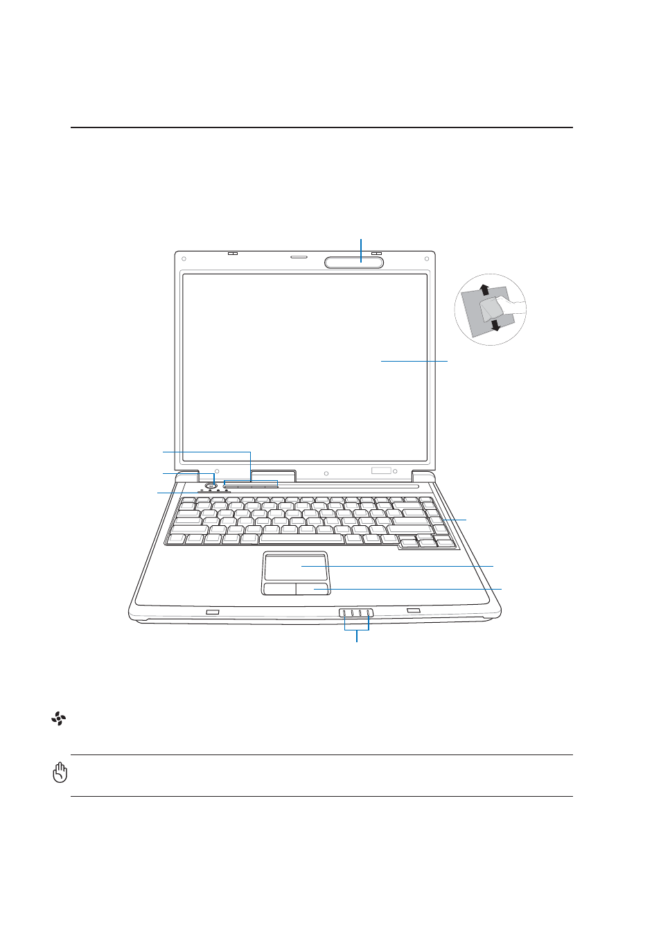 Top side | Asus Z91ER User Manual | Page 12 / 68