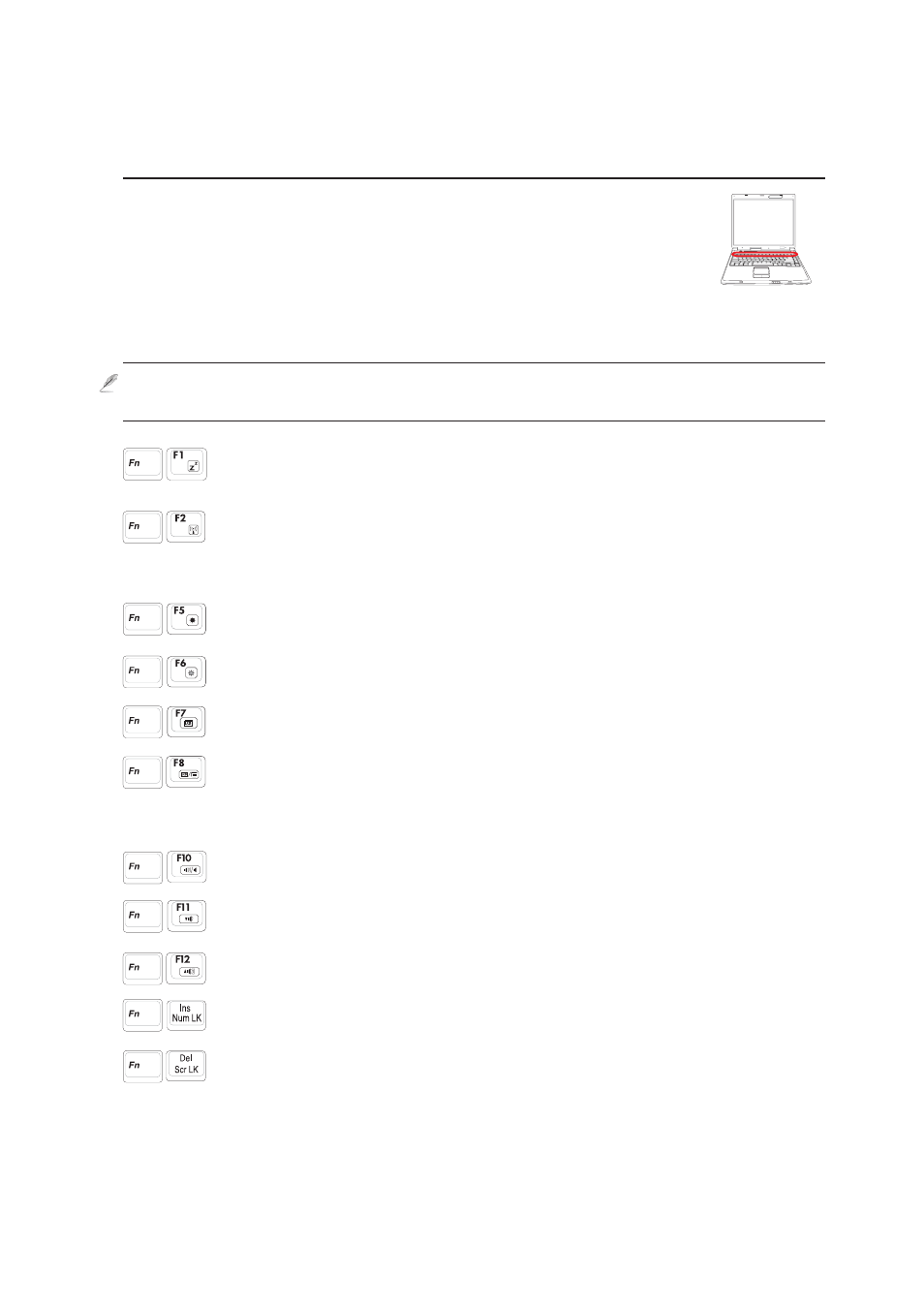 Special keyboard functions, Colored hot keys | Asus Z91ER User Manual | Page 27 / 68