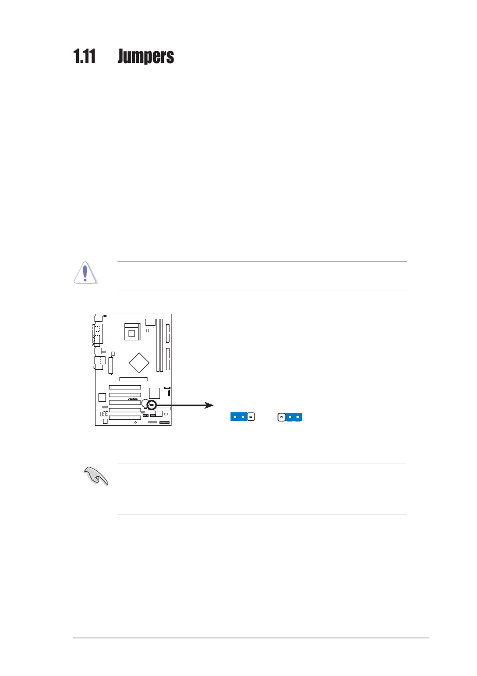 11 jumpers | Asus P4P800S SE User Manual | Page 27 / 78