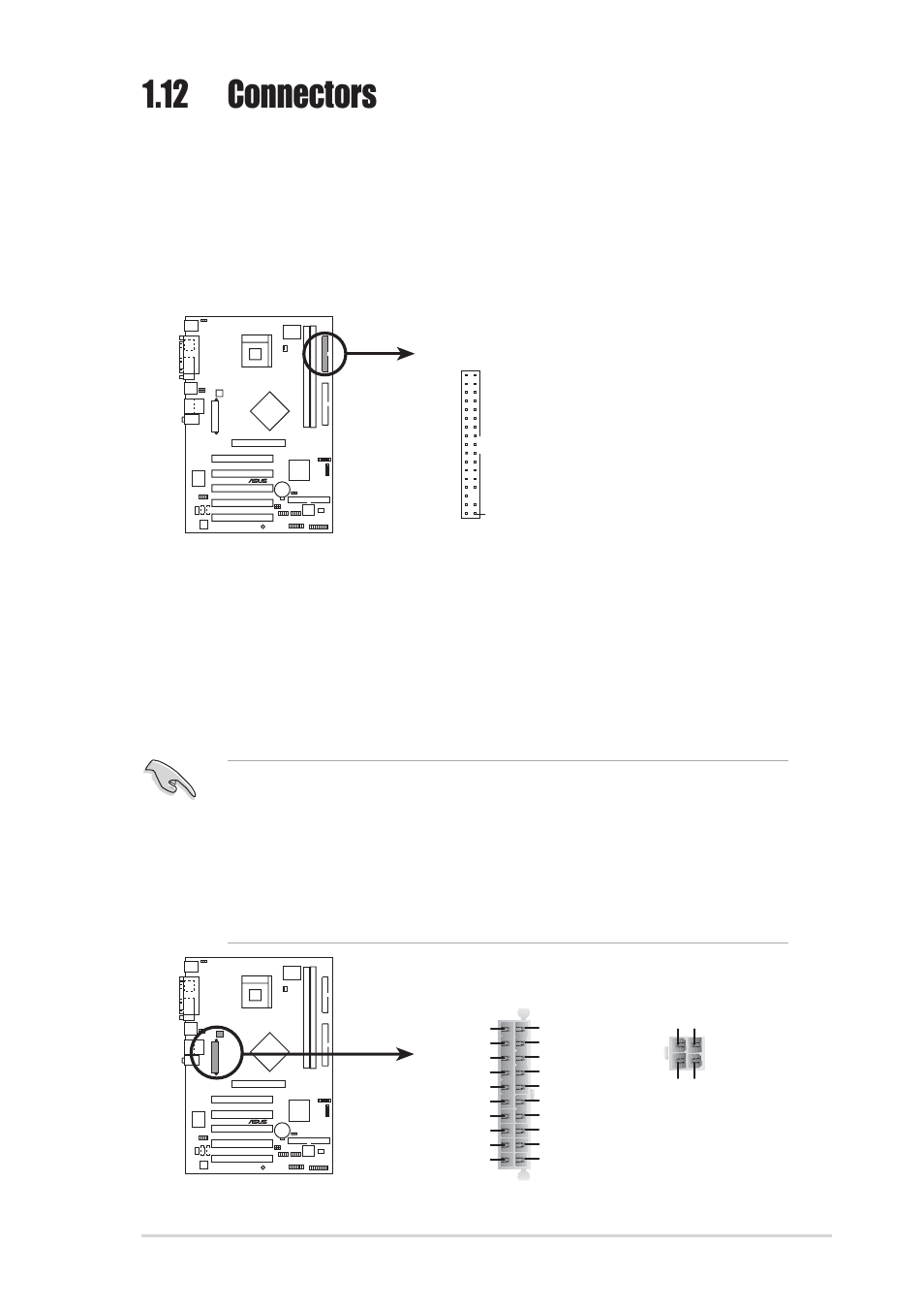 12 connectors | Asus P4P800S SE User Manual | Page 29 / 78