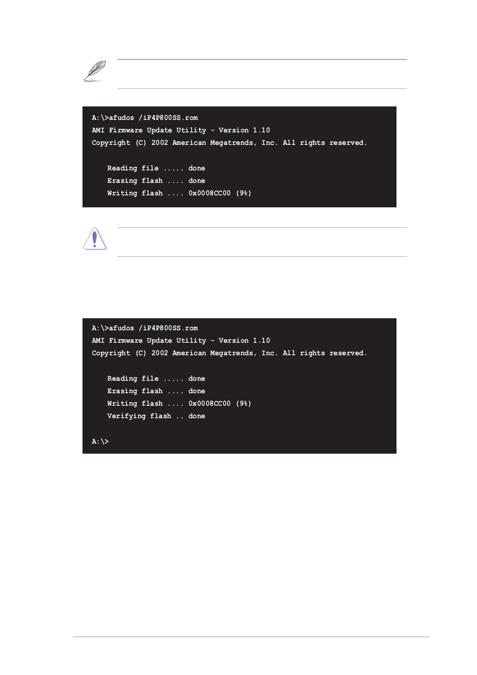 Reboot the system from the hard disk | Asus P4P800S SE User Manual | Page 39 / 78