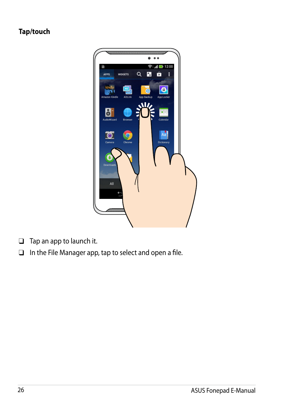 Asus Fonepad Note 6 User Manual | Page 26 / 102