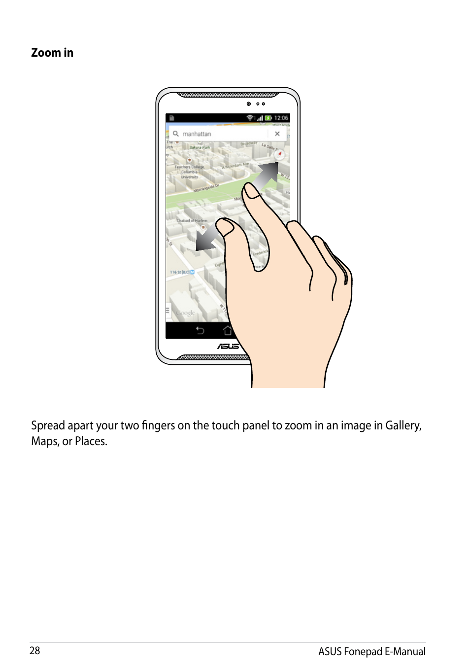 Asus Fonepad Note 6 User Manual | Page 28 / 102