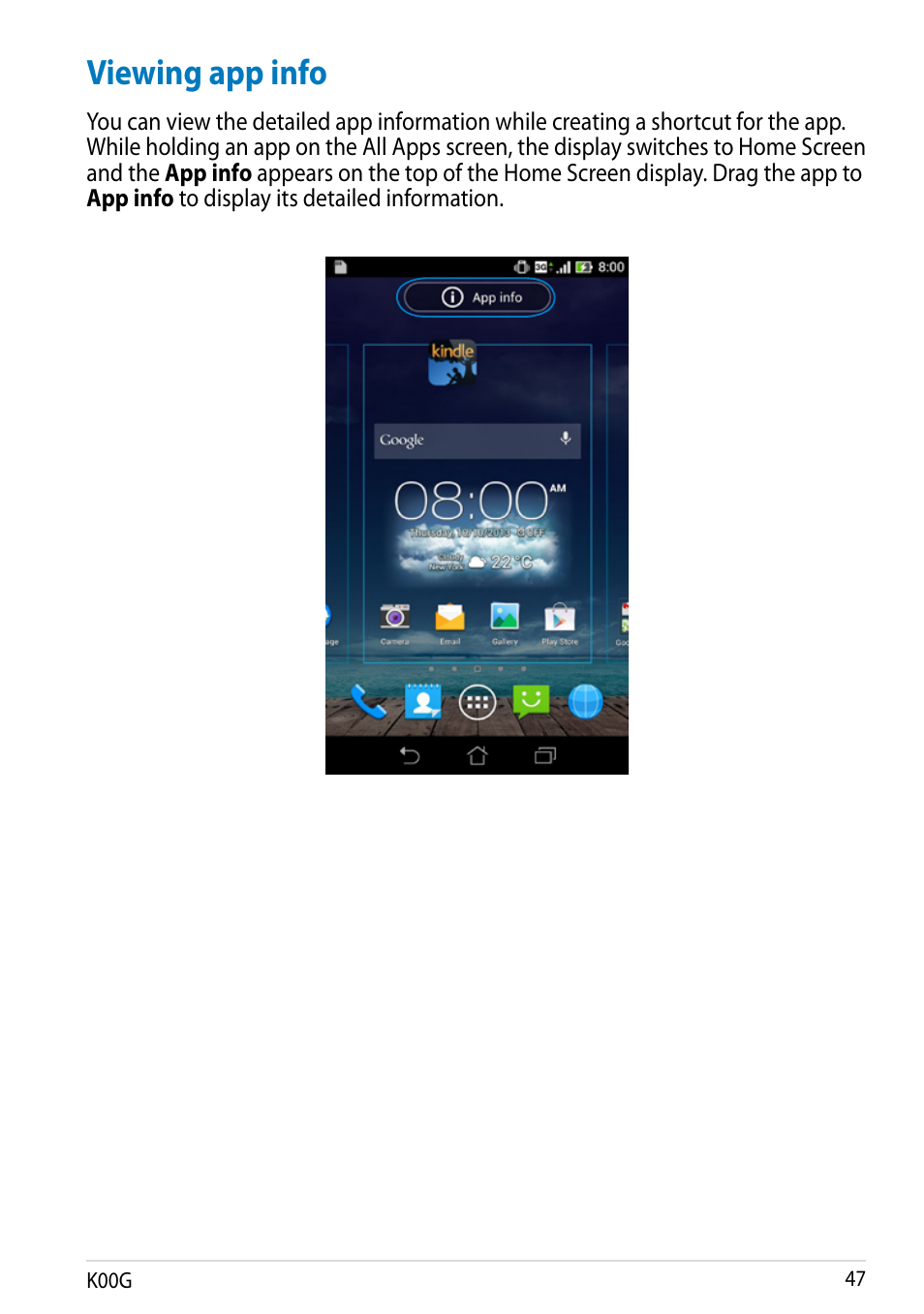 Viewing app info | Asus Fonepad Note 6 User Manual | Page 47 / 102