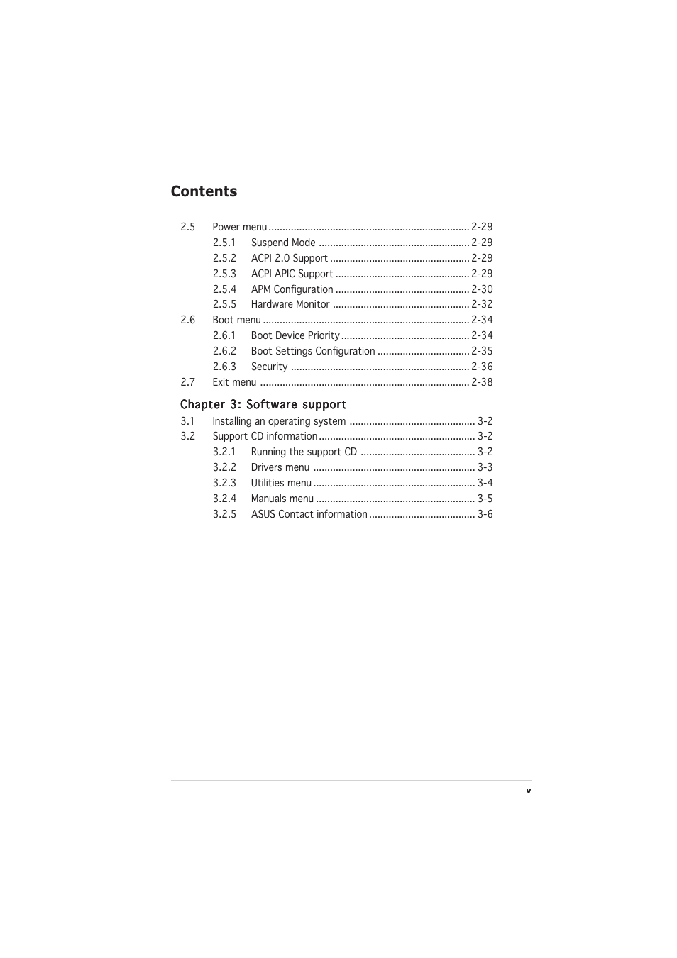 Asus P5LD2-VM SE User Manual | Page 5 / 90