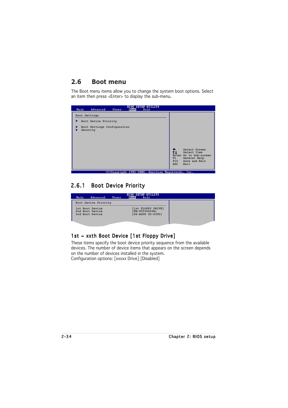 6 boot menu | Asus P5LD2-VM SE User Manual | Page 78 / 90