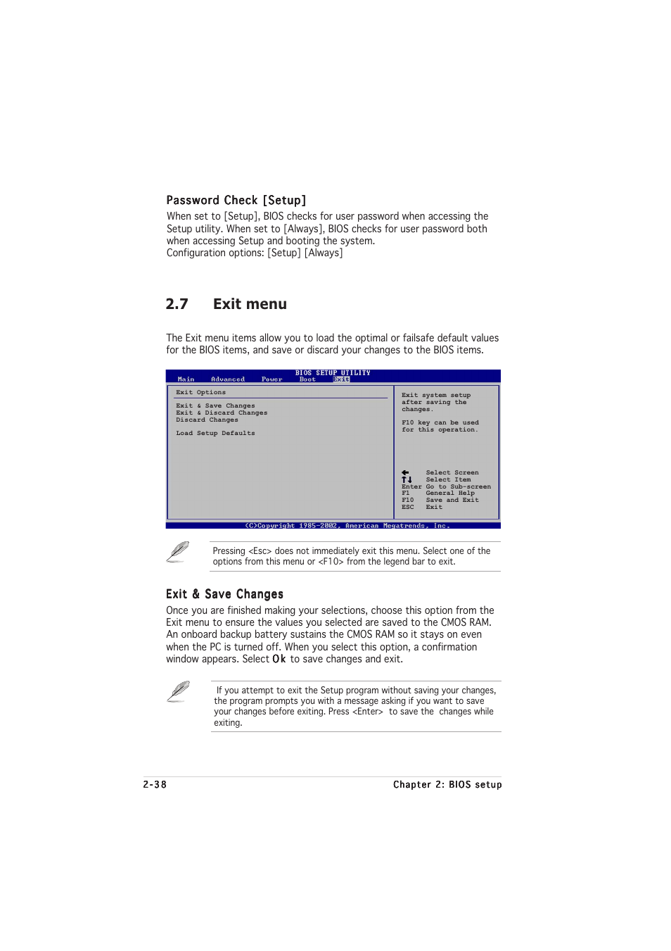 7 exit menu | Asus P5LD2-VM SE User Manual | Page 82 / 90