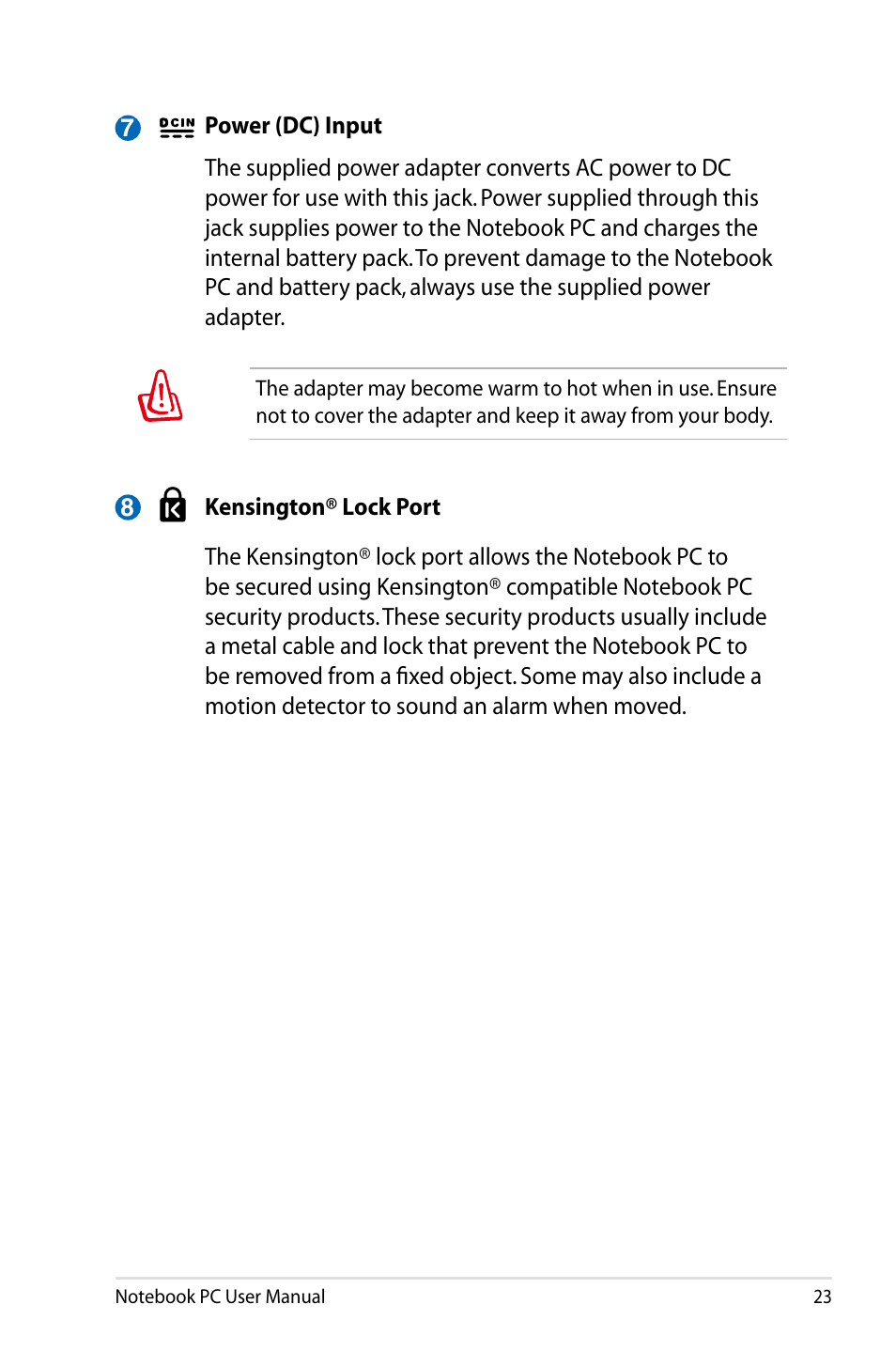 Asus Pro55VA User Manual | Page 23 / 108