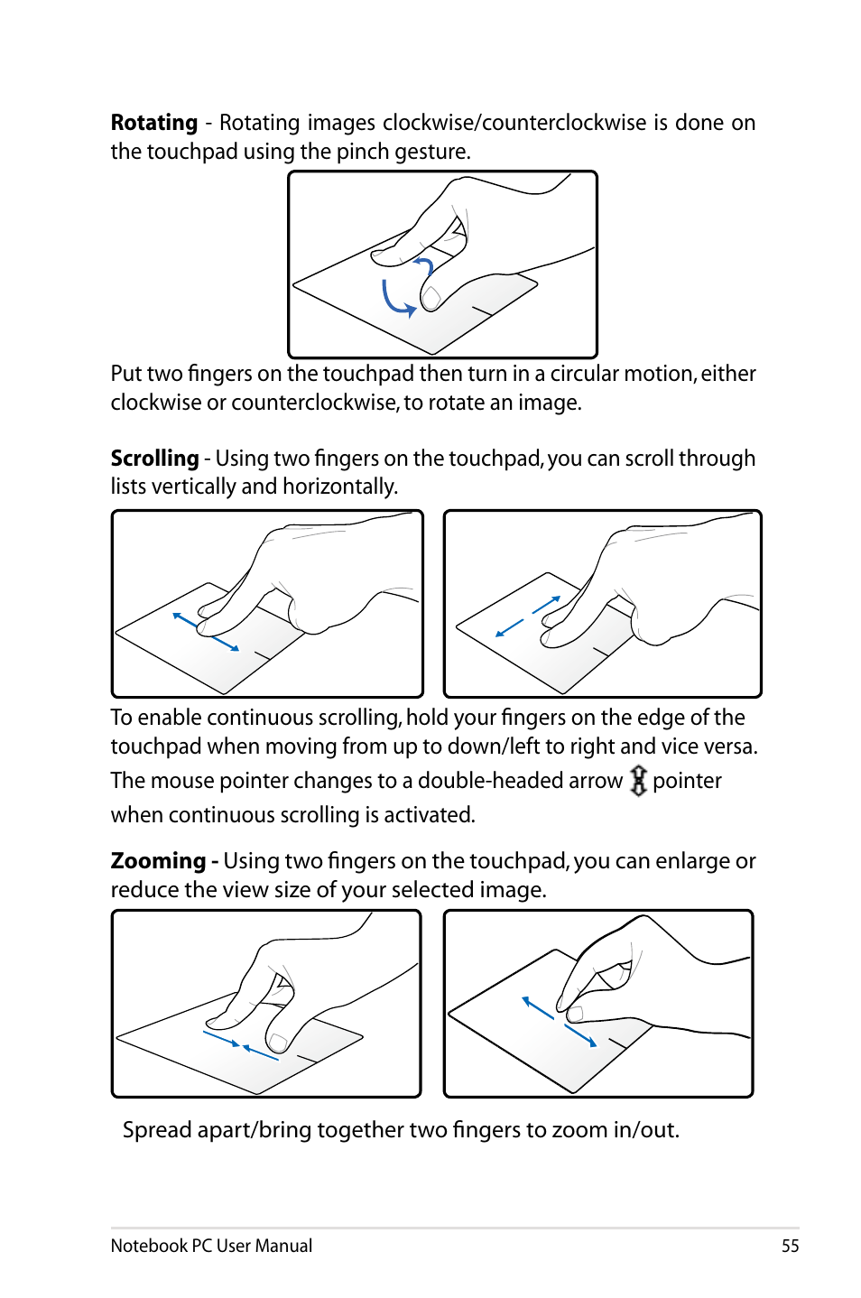 Asus Pro55VA User Manual | Page 55 / 108