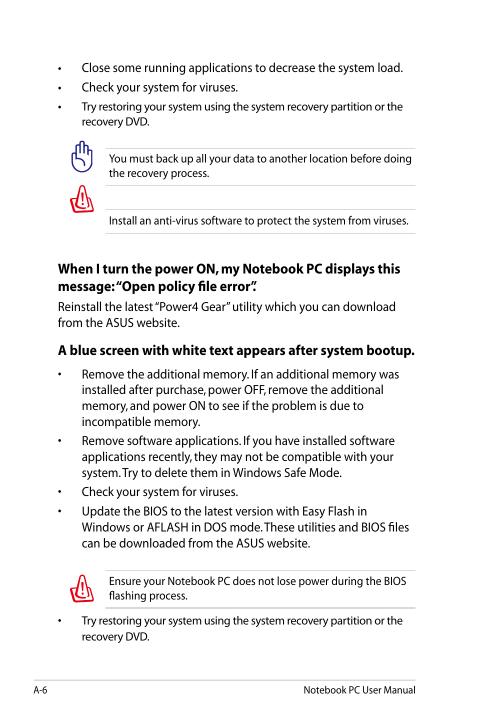 Asus Pro55VA User Manual | Page 78 / 108