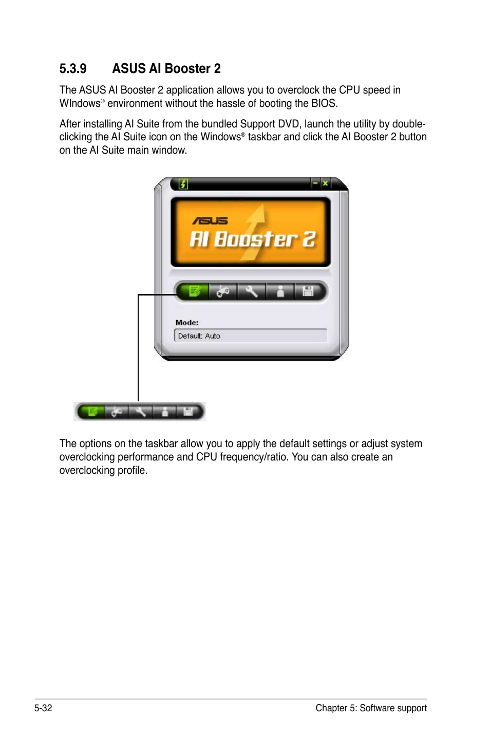 9 asus ai booster 2, Asus ai booster 2 -32 | Asus Crosshair II Formula User Manual | Page 154 / 186