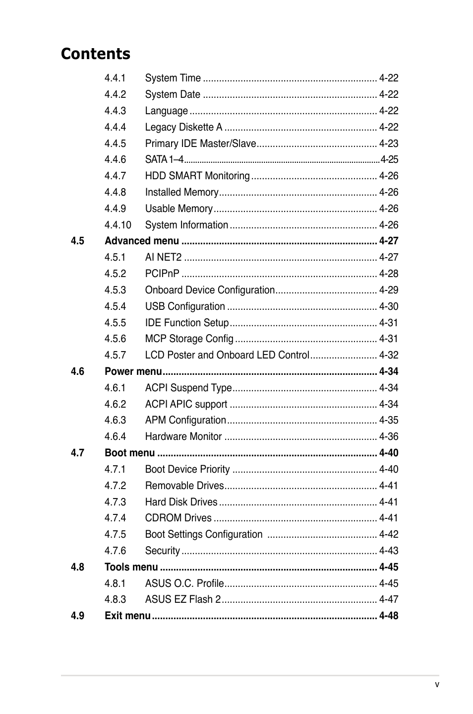 Asus Crosshair II Formula User Manual | Page 5 / 186