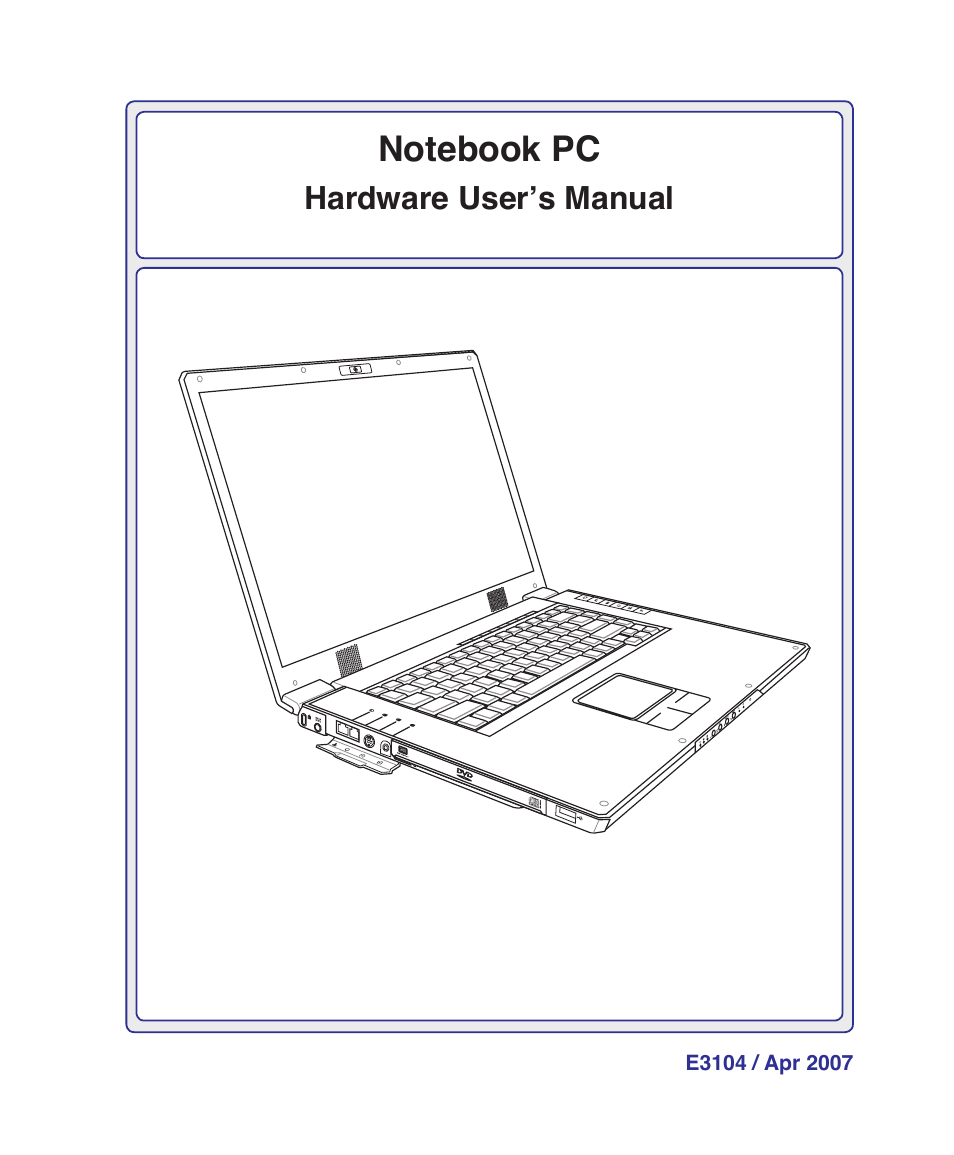 Asus W2W User Manual | 87 pages