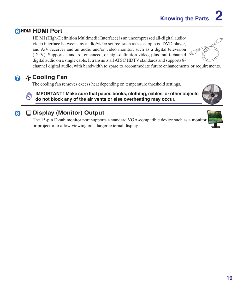Asus W2W User Manual | Page 19 / 87