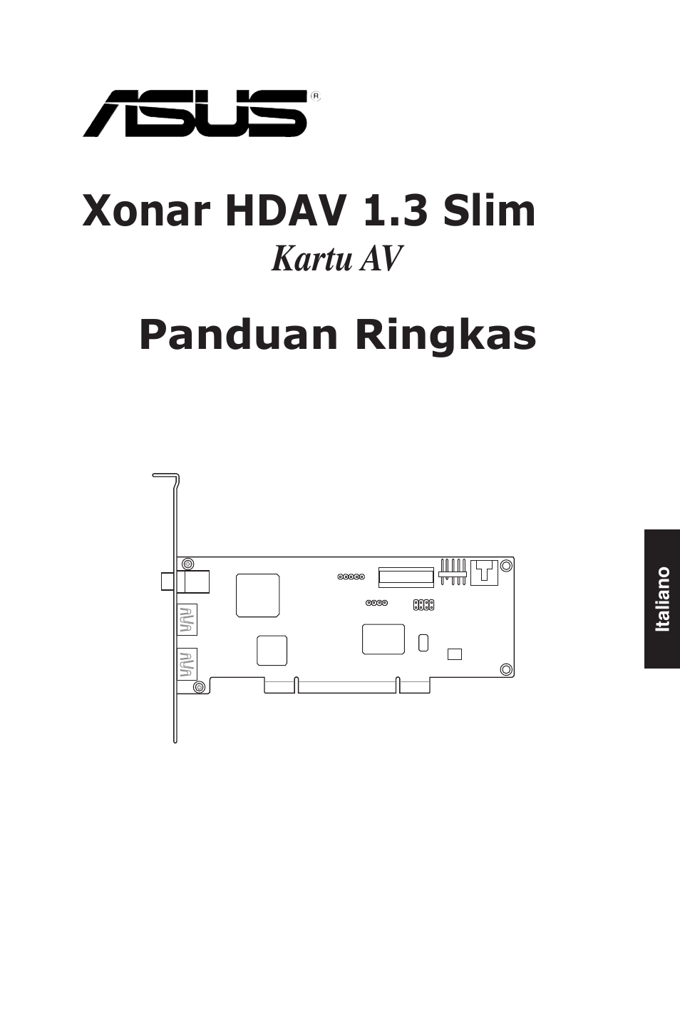 Xonar hdav 1.3 slim, Panduan ringkas | Asus Xonar HDAV1.3 Slim User Manual | Page 20 / 43