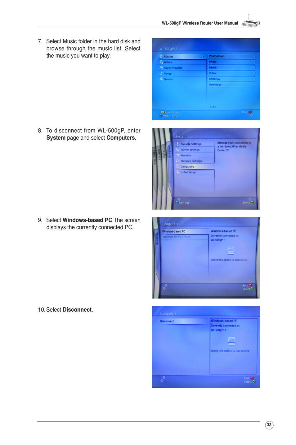 Asus WL-500gP User Manual | Page 35 / 42