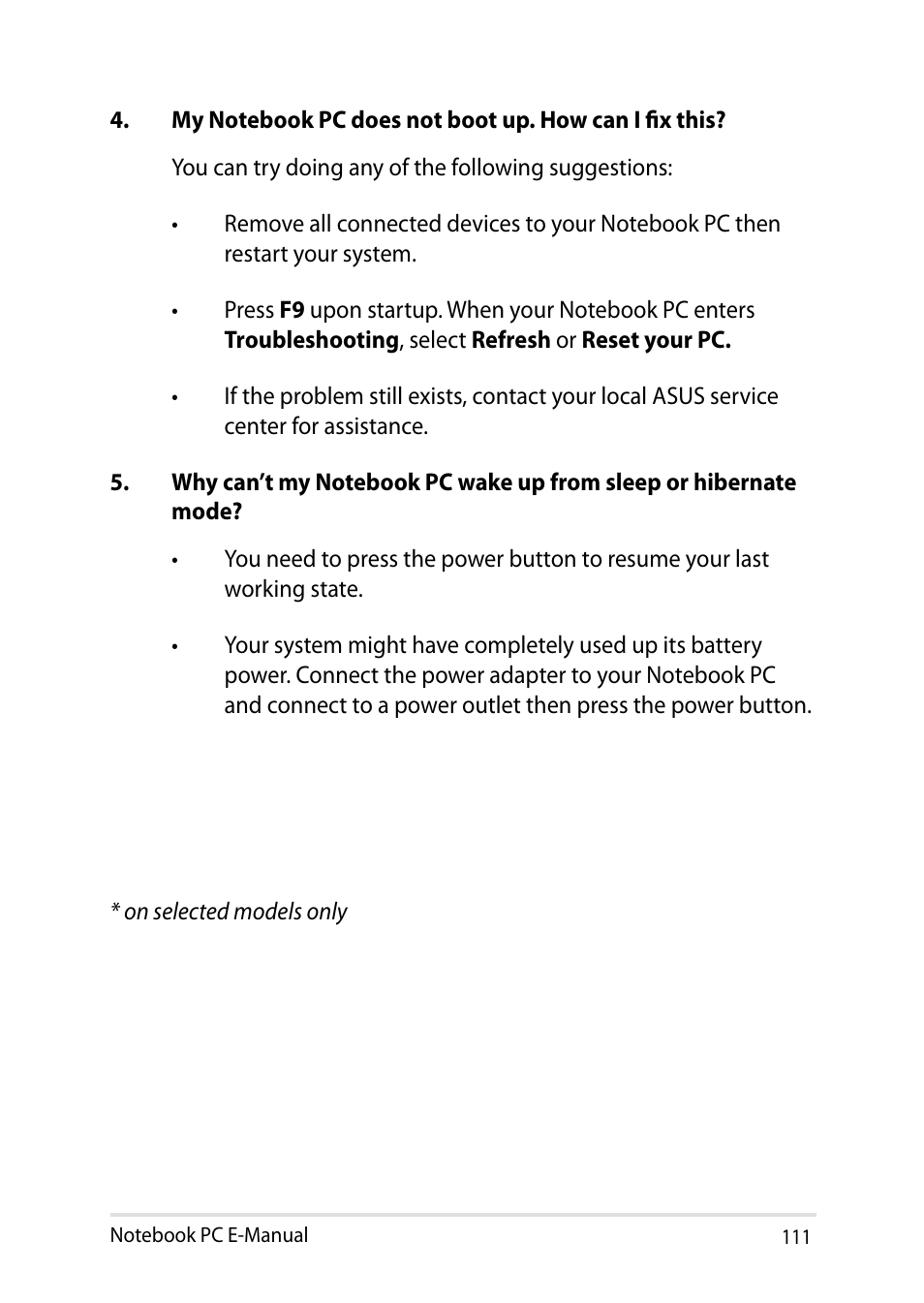 Asus R750JV User Manual | Page 111 / 136