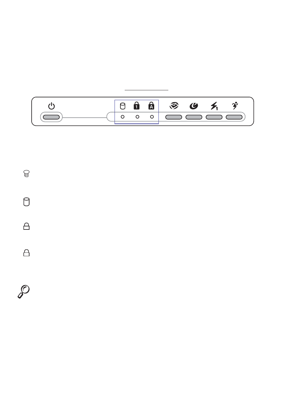 Status indicators, Instant launch keys and status indicators | Asus L4L User Manual | Page 30 / 57