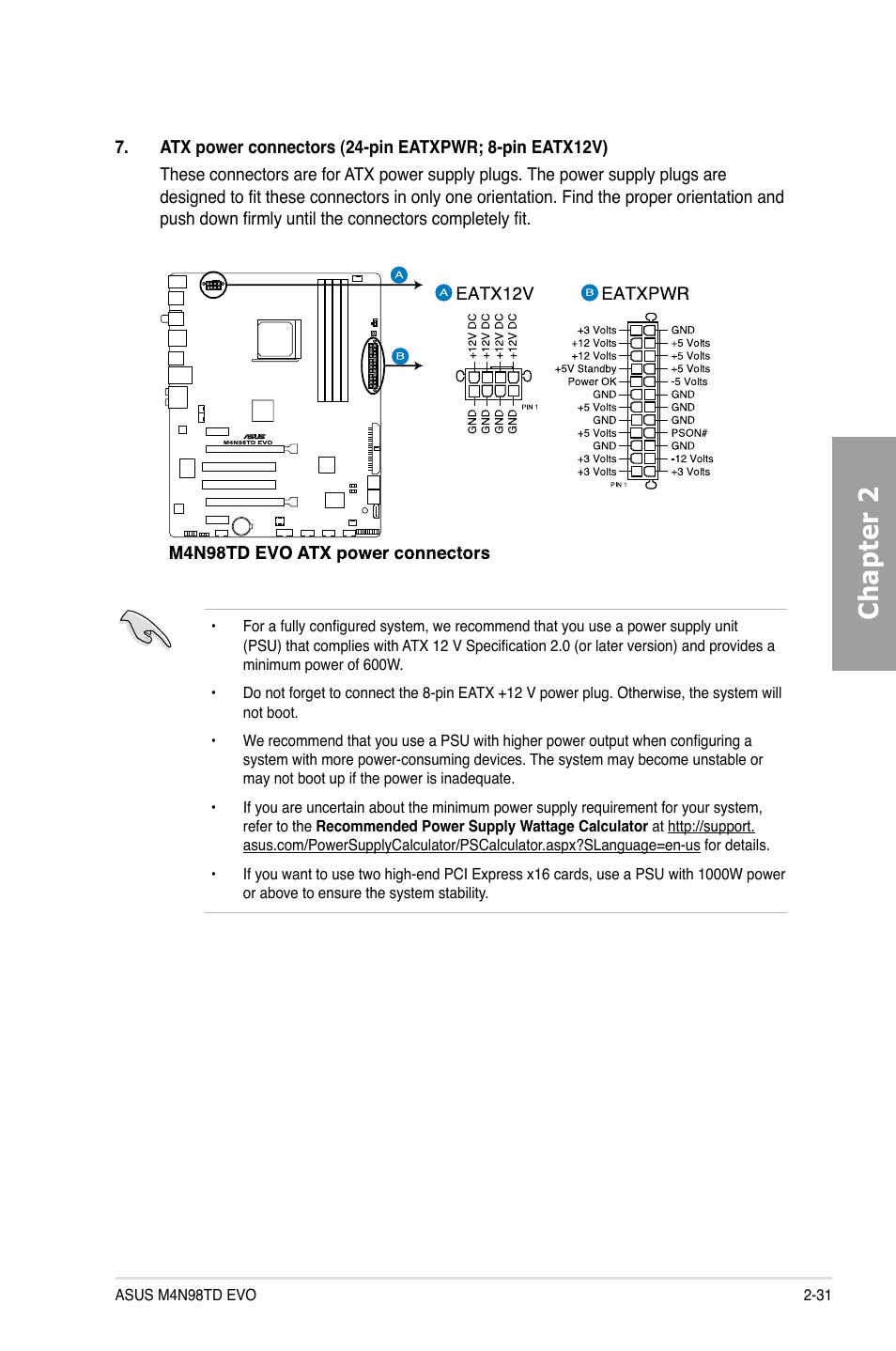 Chapter 2 | Asus M4N98TD EVO User Manual | Page 49 / 118