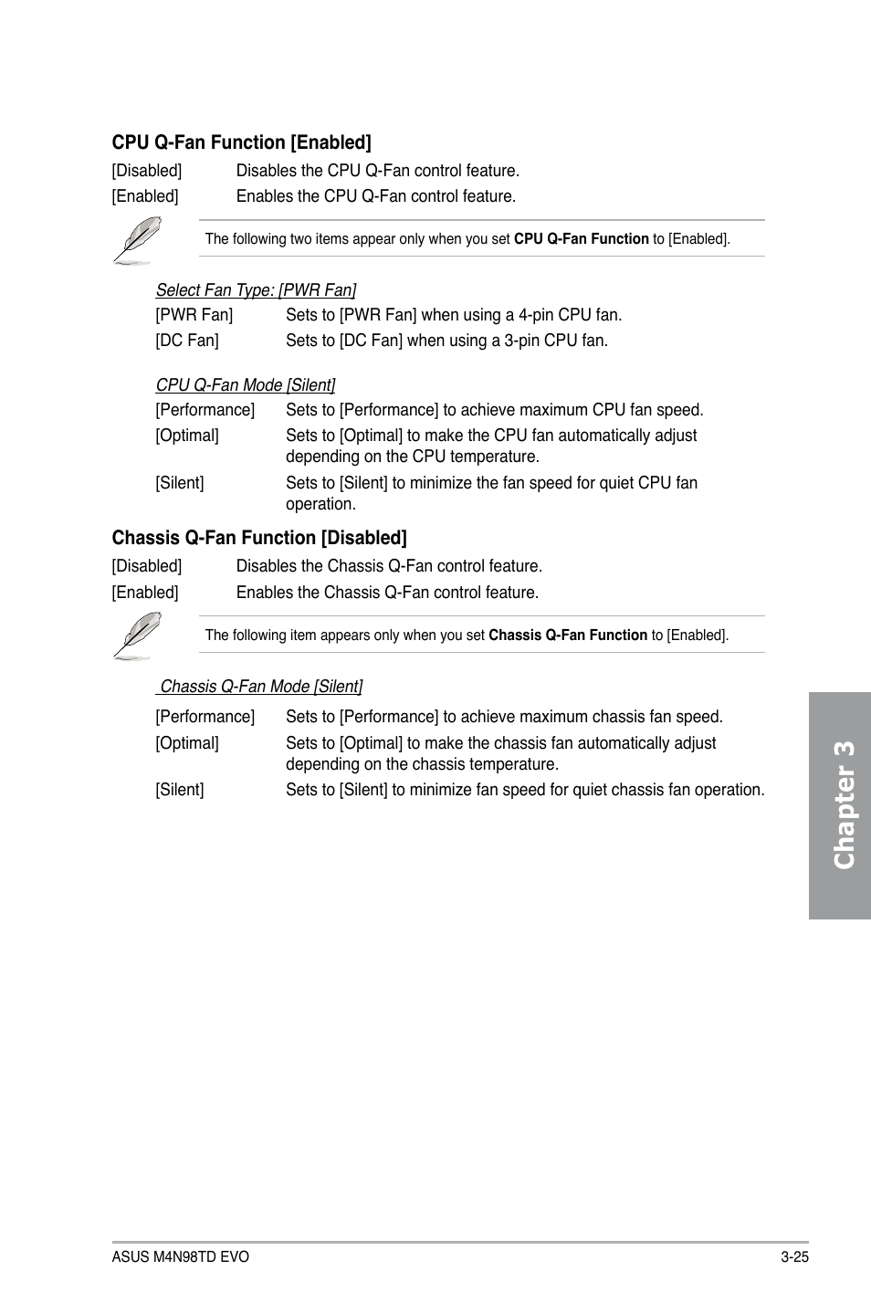 Chapter 3 | Asus M4N98TD EVO User Manual | Page 81 / 118