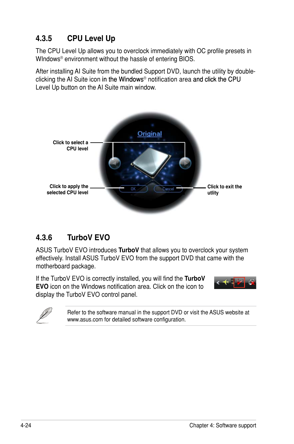 6 turbov evo, 5 cpu level up | Asus Rampage III Extreme User Manual | Page 160 / 190