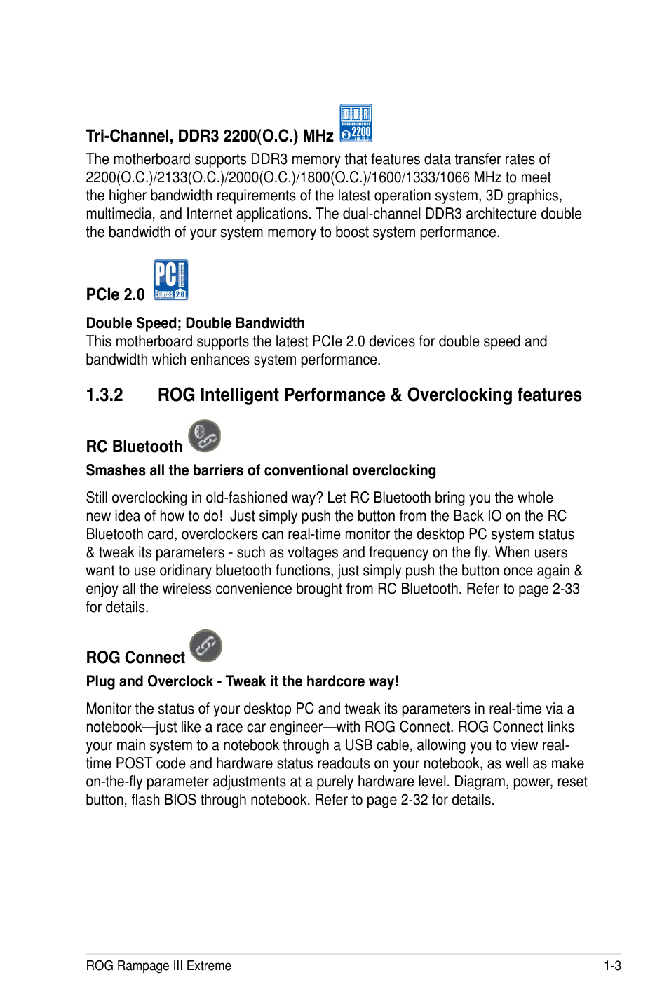 Asus Rampage III Extreme User Manual | Page 23 / 190