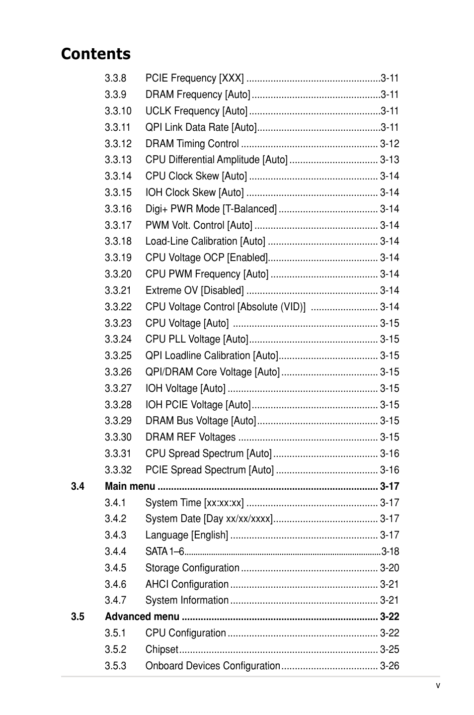 Asus Rampage III Extreme User Manual | Page 5 / 190