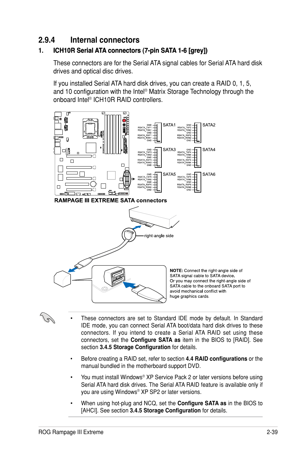 4 internal connectors | Asus Rampage III Extreme User Manual | Page 69 / 190