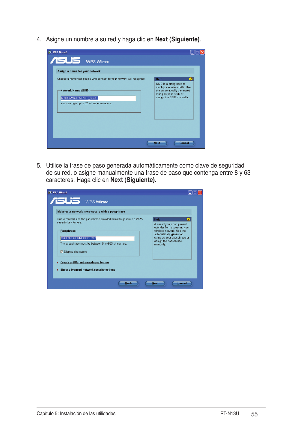 Asus RT-N13U (VER.B1) User Manual | Page 55 / 75