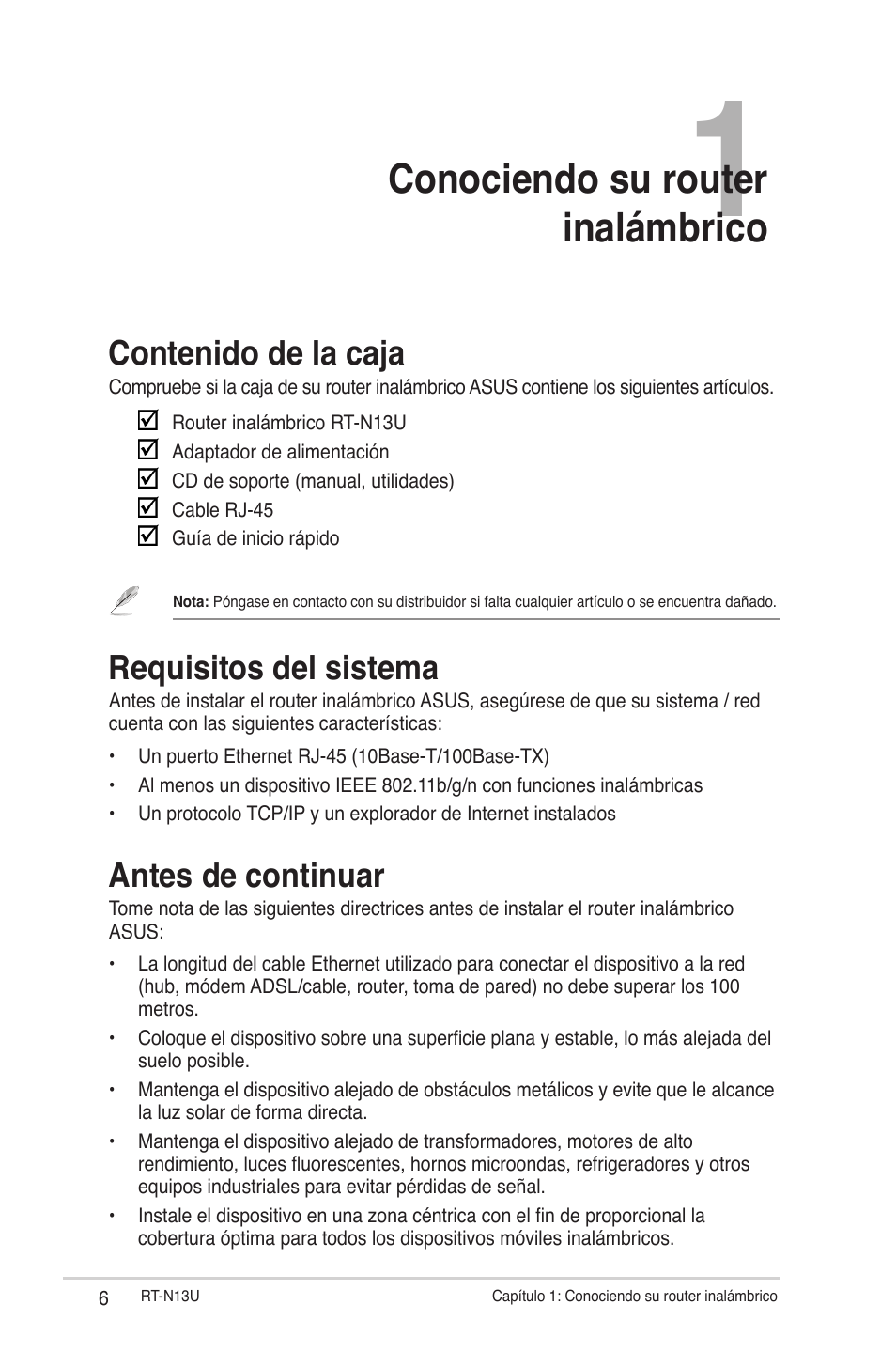 Asus RT-N13U (VER.B1) User Manual | Page 6 / 75