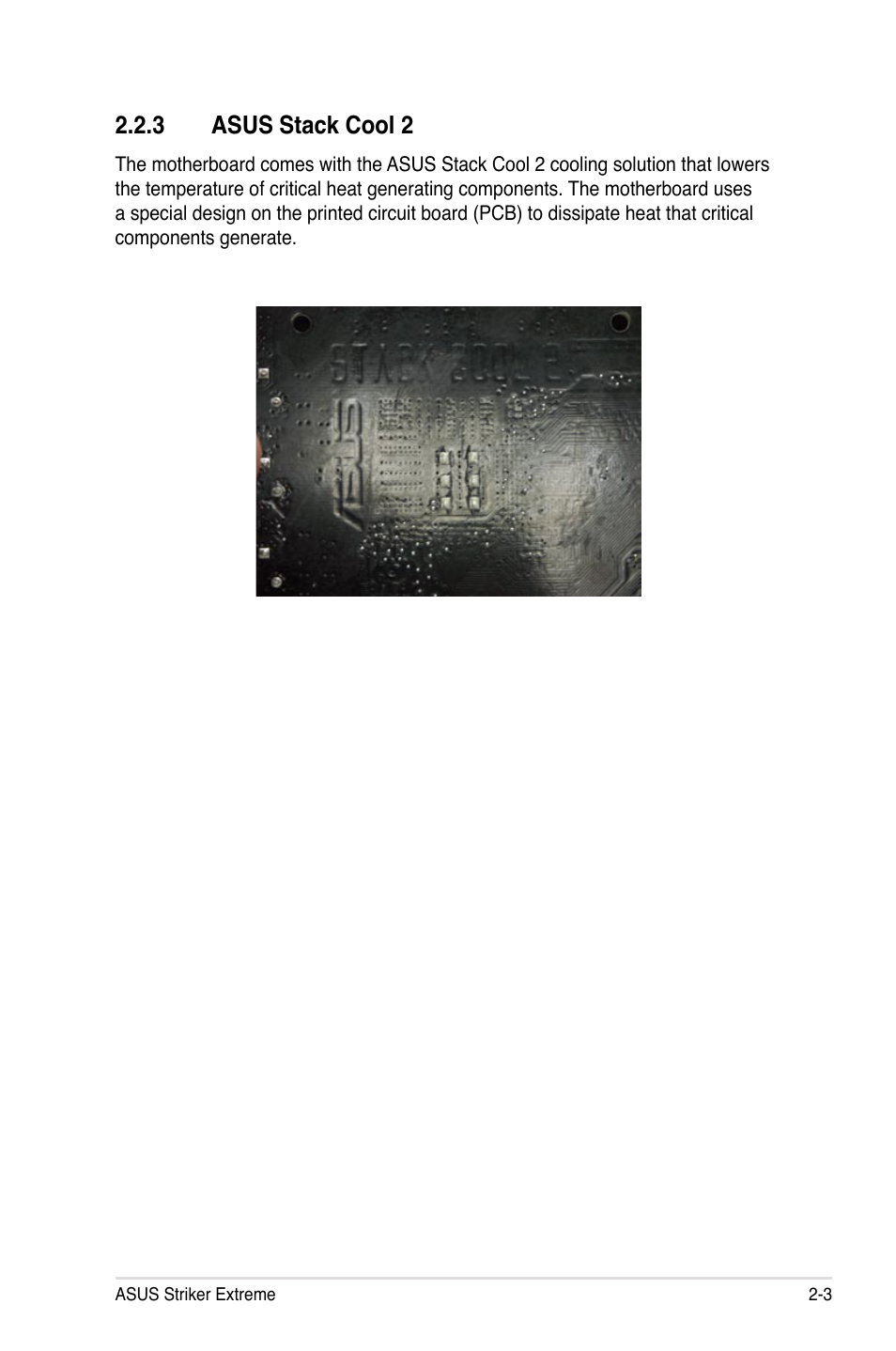 3 asus stack cool 2 | Asus Striker Extreme User Manual | Page 29 / 168