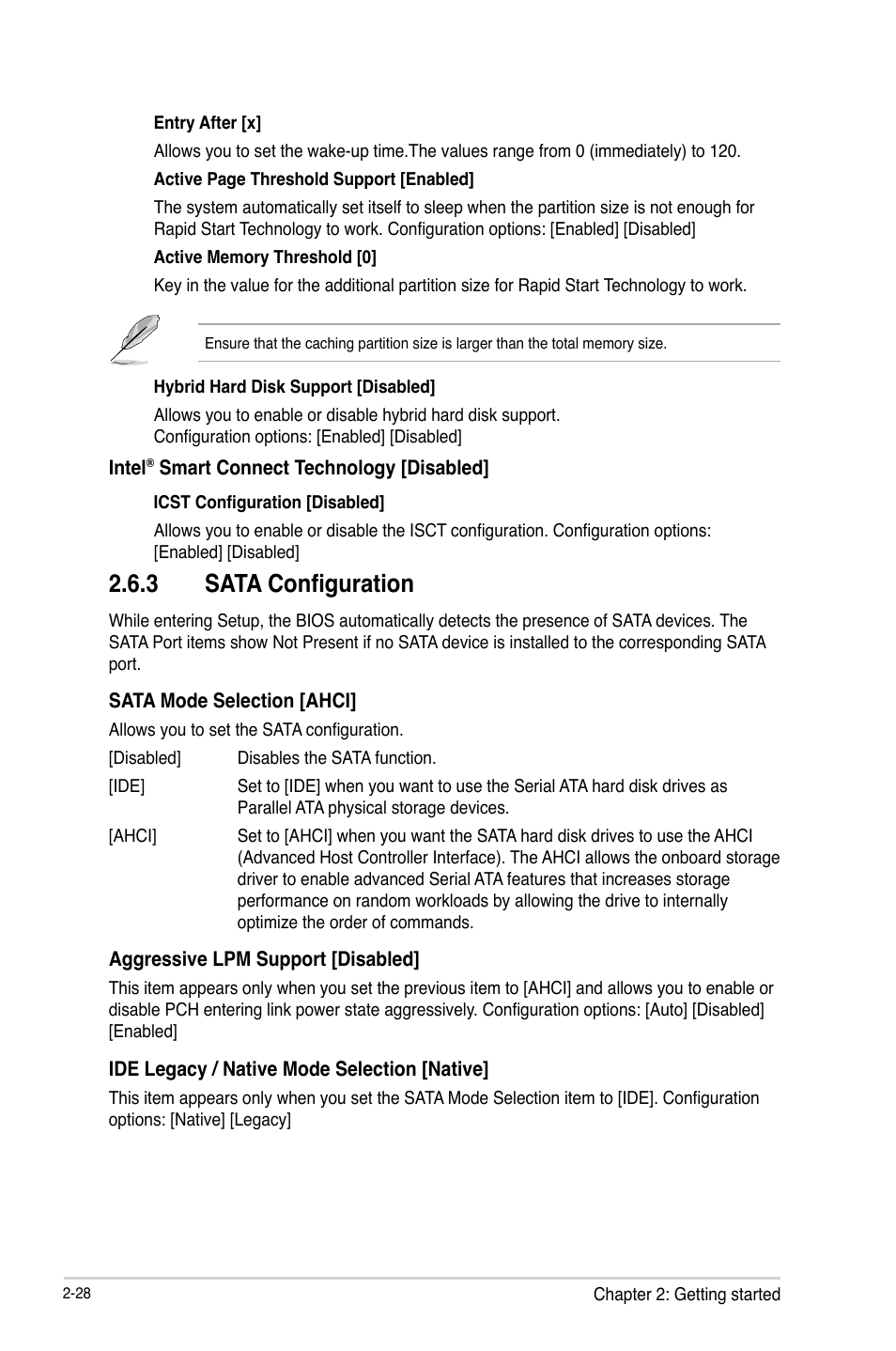 3 sata configuration | Asus B85-PLUS User Manual | Page 57 / 77