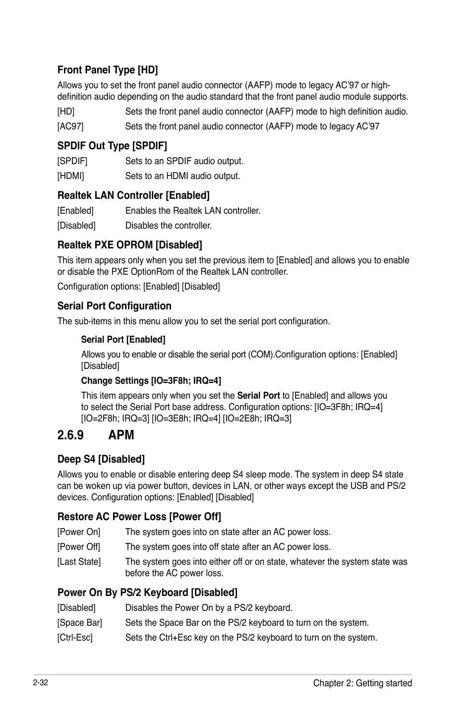 9 apm | Asus B85-PLUS User Manual | Page 61 / 77