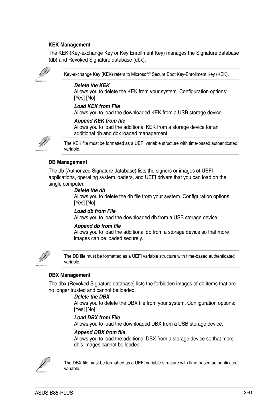 Asus B85-PLUS User Manual | Page 70 / 77