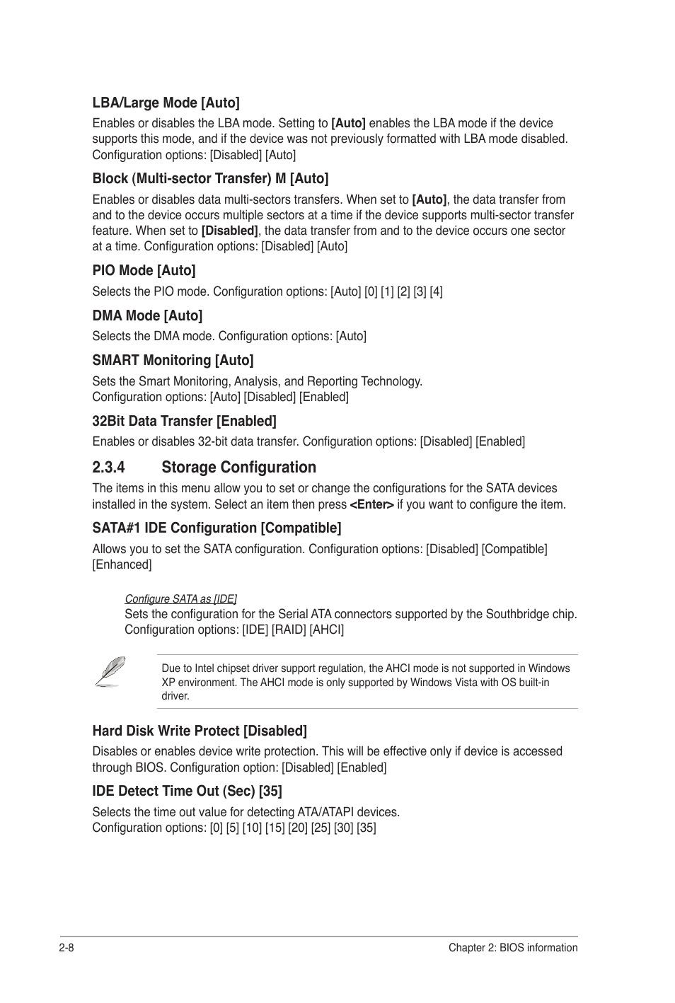 4 storage configuration, Storage configuration -8 | Asus P7Q57-M DO User Manual | Page 38 / 56