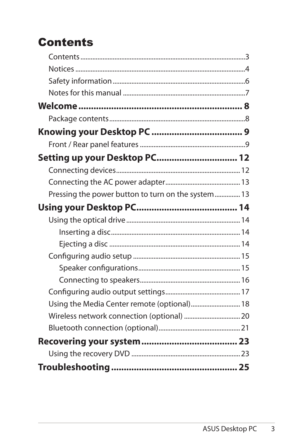 Asus CS5111 User Manual | Page 3 / 26