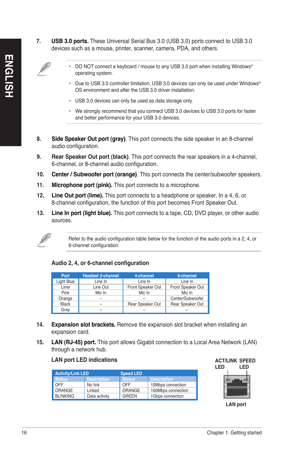 En g lis h en g li sh en g lis h en g li sh | Asus BP6320 User Manual | Page 16 / 70