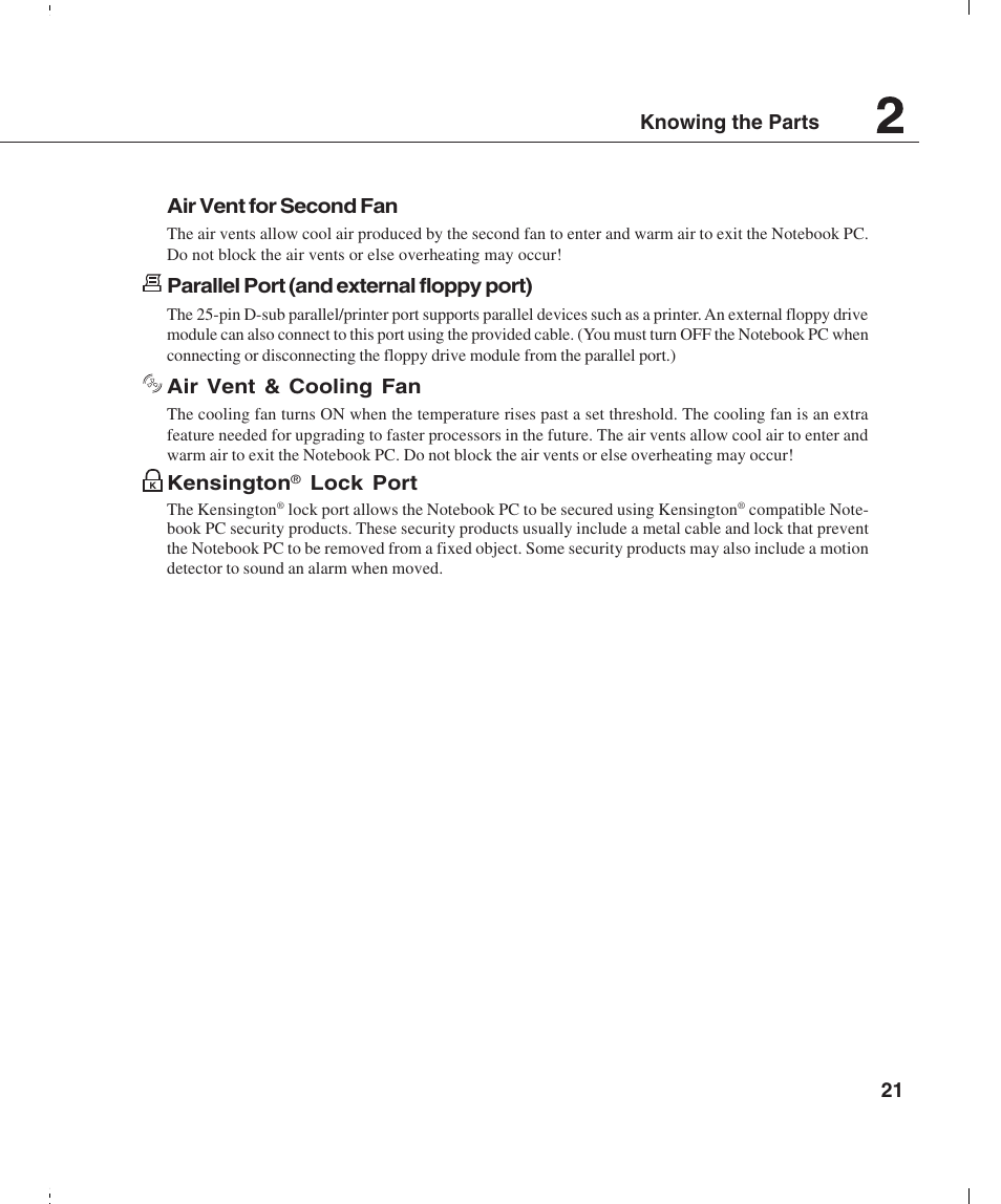 Asus L4E User Manual | Page 21 / 57