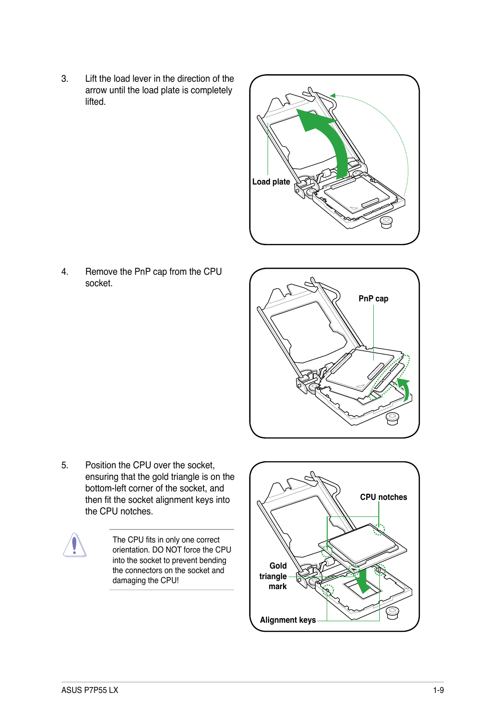 Asus P7P55 LX/JOOYON/SI User Manual | Page 21 / 70