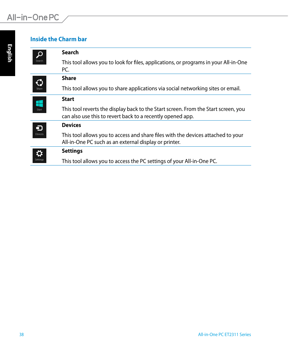 Asus ET2311IUTH User Manual | Page 38 / 68