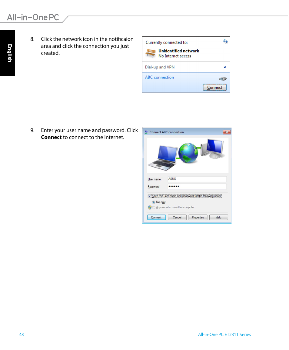 Asus ET2311IUTH User Manual | Page 48 / 68